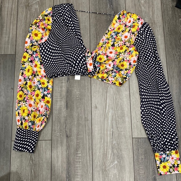 NWT! For Love and Lemons Anya Crop Top - Picture 2 of 7